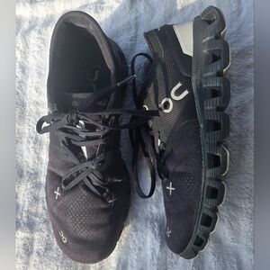 On Running Black and Gray Sneakers